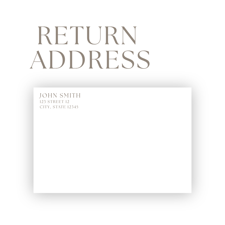 Return Address Printing (per envelope)
