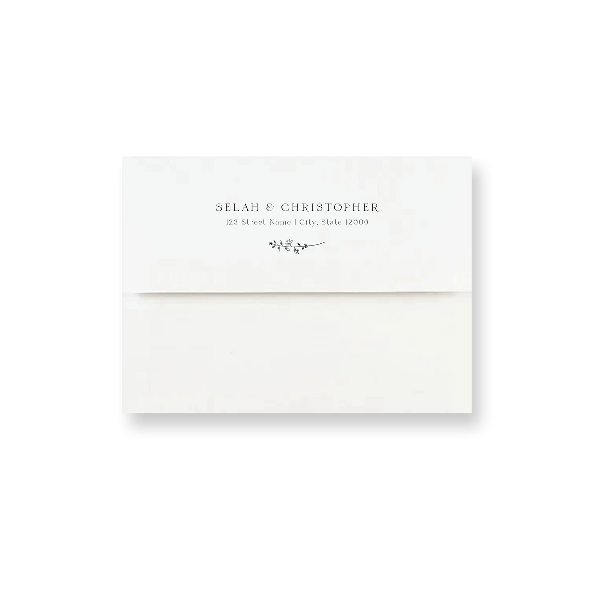 Angele Arched wedding envelope