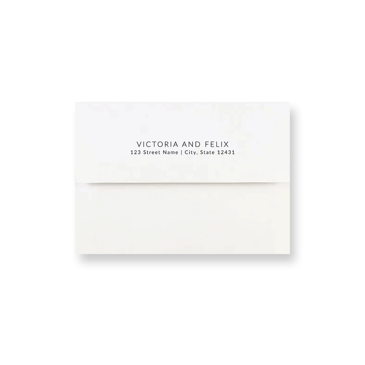 Circle Sketch wedding envelope