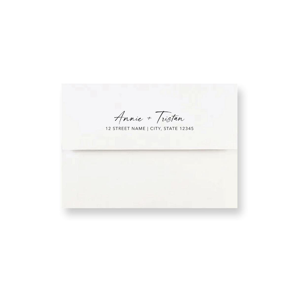 Dusty Blue wedding envelope