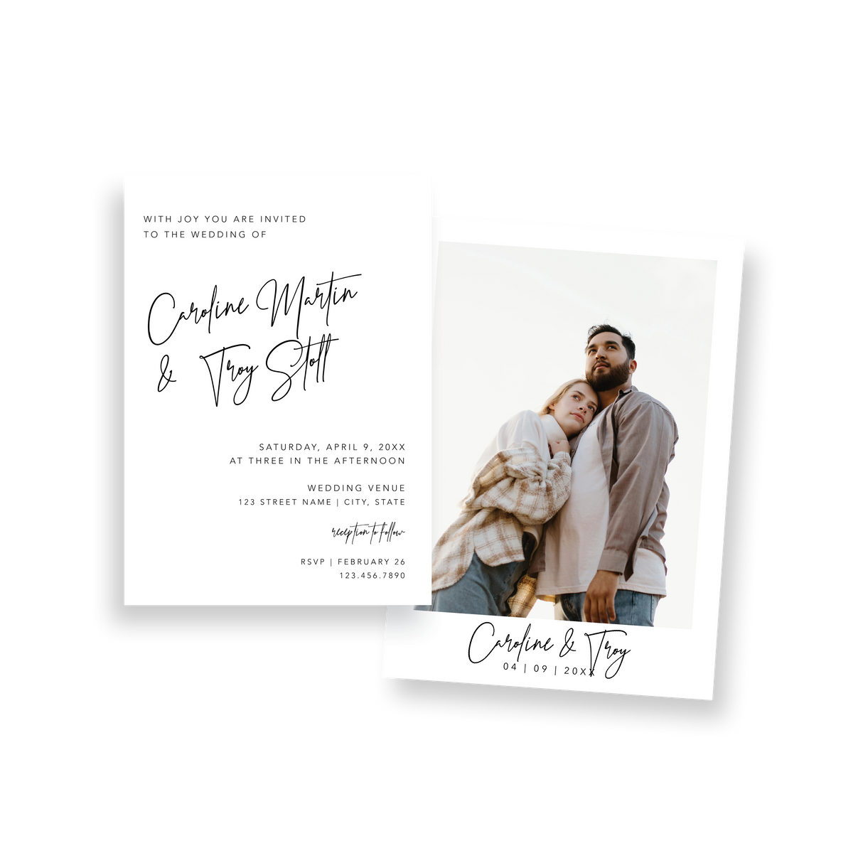 Prestige Script invitation