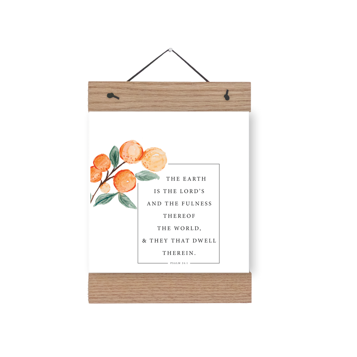 The Earth Is the Lords | Print + Hanger