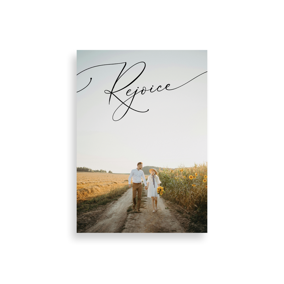 Rejoice Christmas Card front