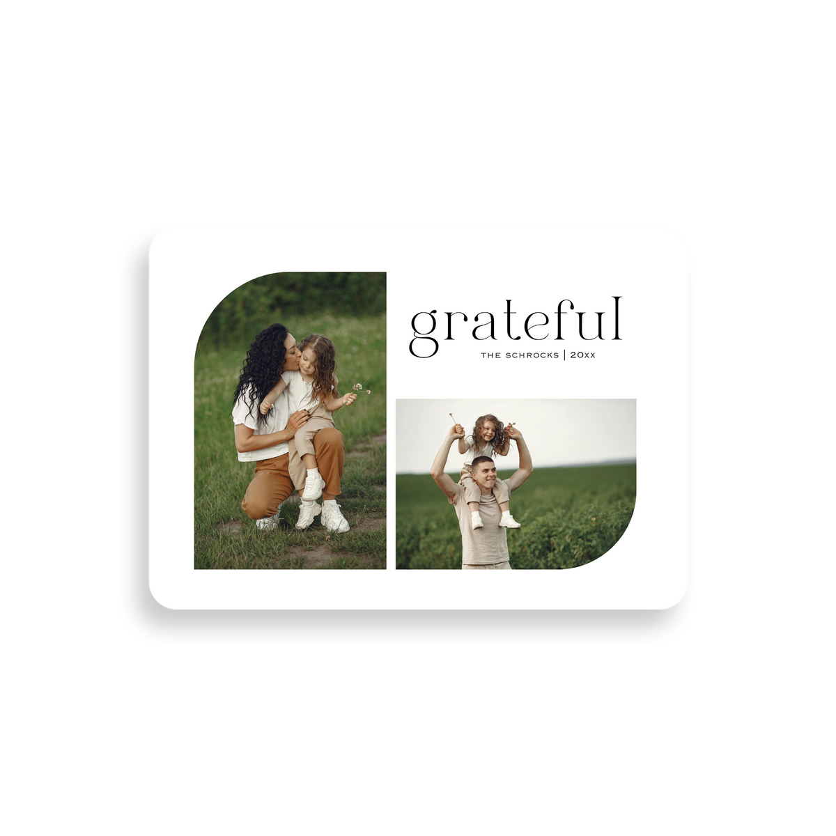 rounded grateful