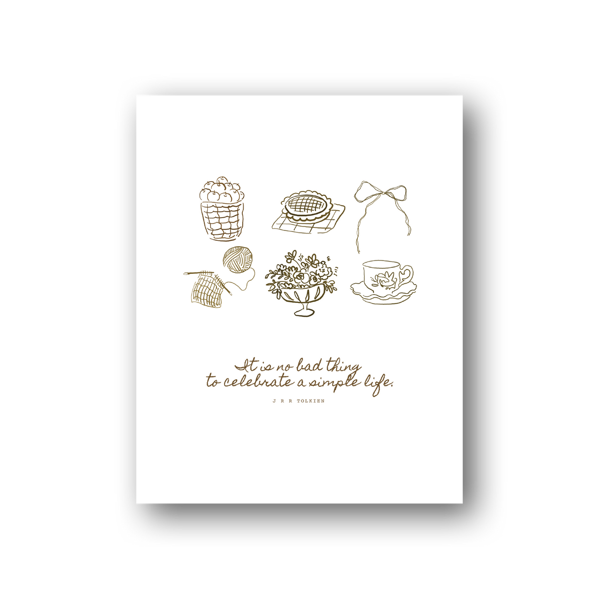 Celebrate the Simple | Print + Hanger