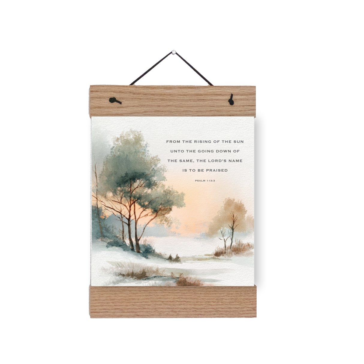 From the Rising of the Sun | Print + Hanger