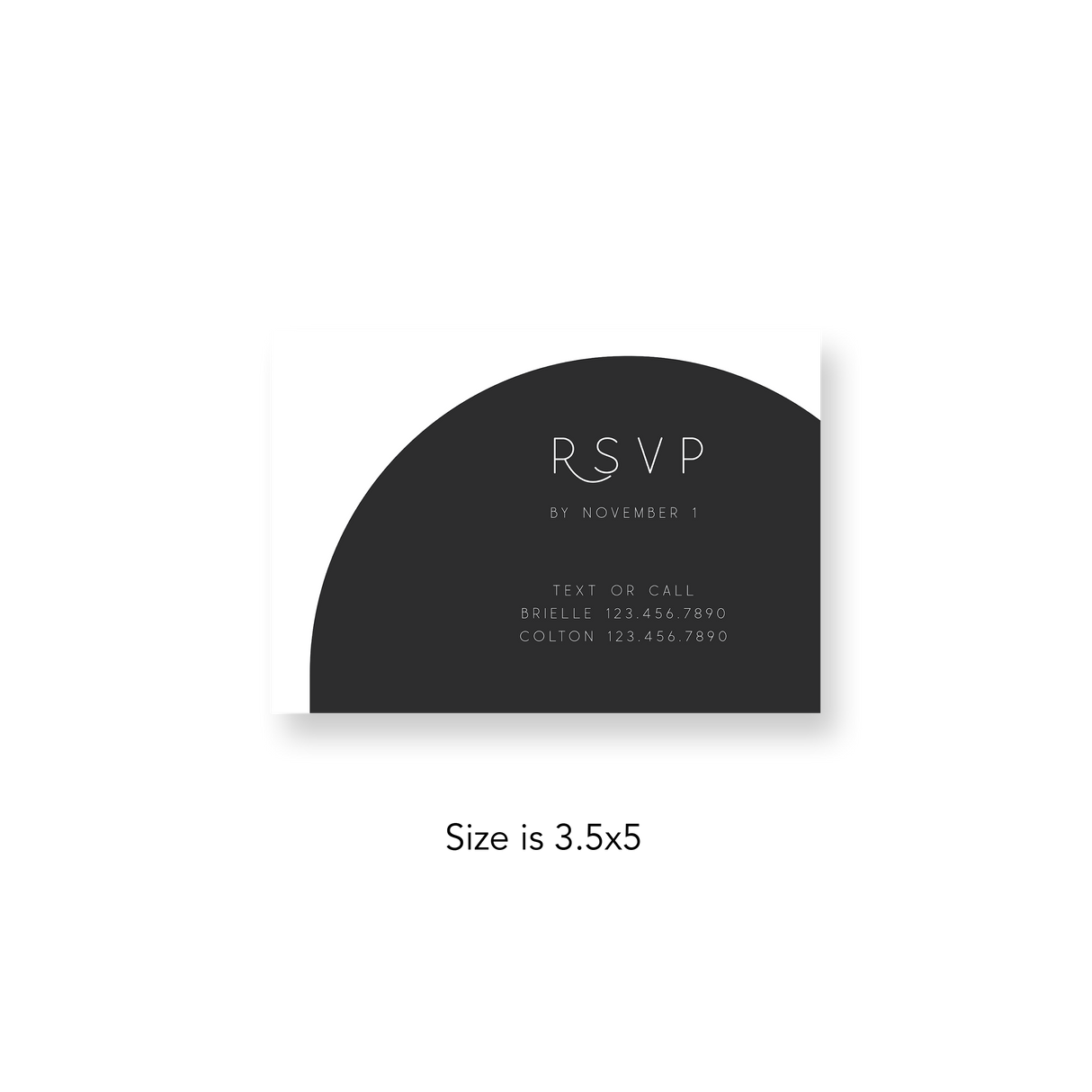 Tan Arch RSVP