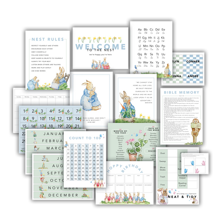Peter Rabbit classroom set