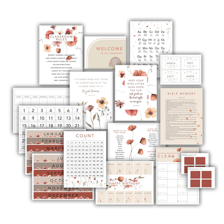 Wildflower classroom set