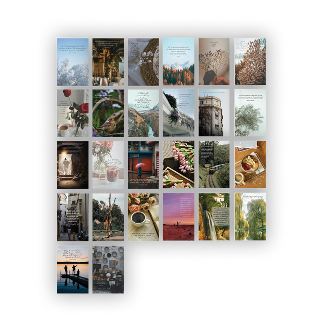 All 26 weekly church bulletin cover designs for January through June 2027