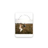 Angele Arched wedding thank you card