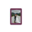 Arched Corner Mauve Wedding Thank You Card
