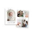 Arched Introducing birth announcement