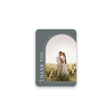 Arched Sage Wedding Thank You Card