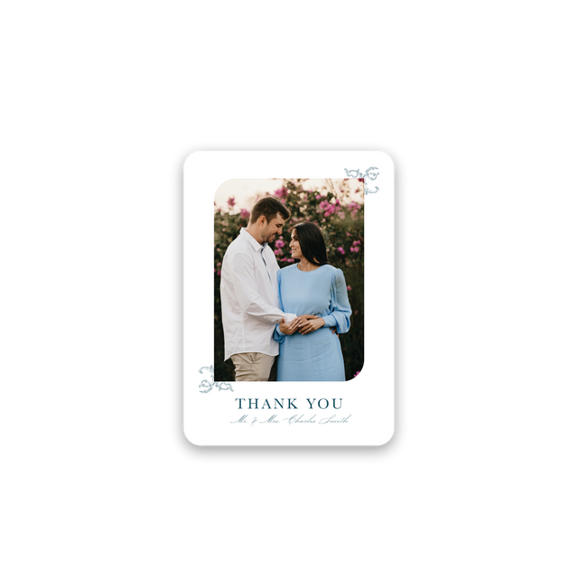 Baroque Wedding Thank You Card
