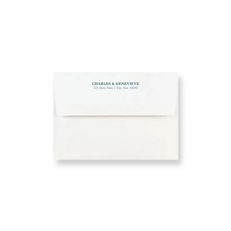 Baroque wedding envelope