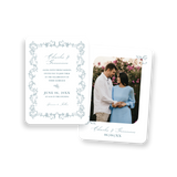 Baroque invitation rounded