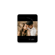 Black Rounded Corner Wedding Thank You Card