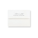 Black Rounded Corner wedding envelope