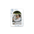 Blue Floral Wedding Thank You Card
