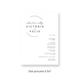 Circle Sketch wedding program