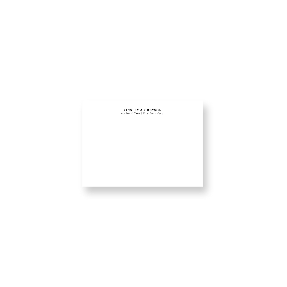 Classic Grey wedding envelope