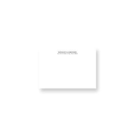 Classic Grey wedding envelope