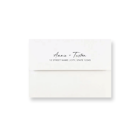 Dusty Blue wedding envelope