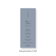 Dusty Blue wedding program