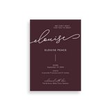 Elouise birth announcement