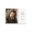 Faded Ivory birth announcement