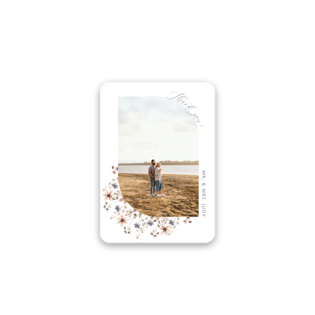 Garden Party Wedding Thank You Card