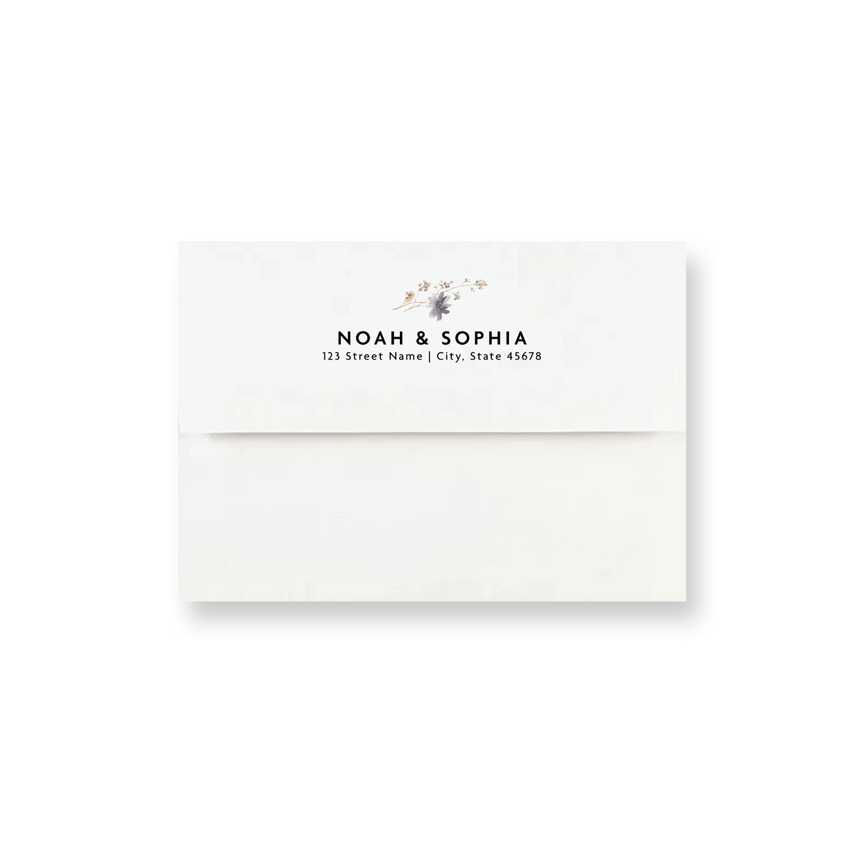 Garden Party wedding envelope