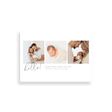 Gray Script birth announcement