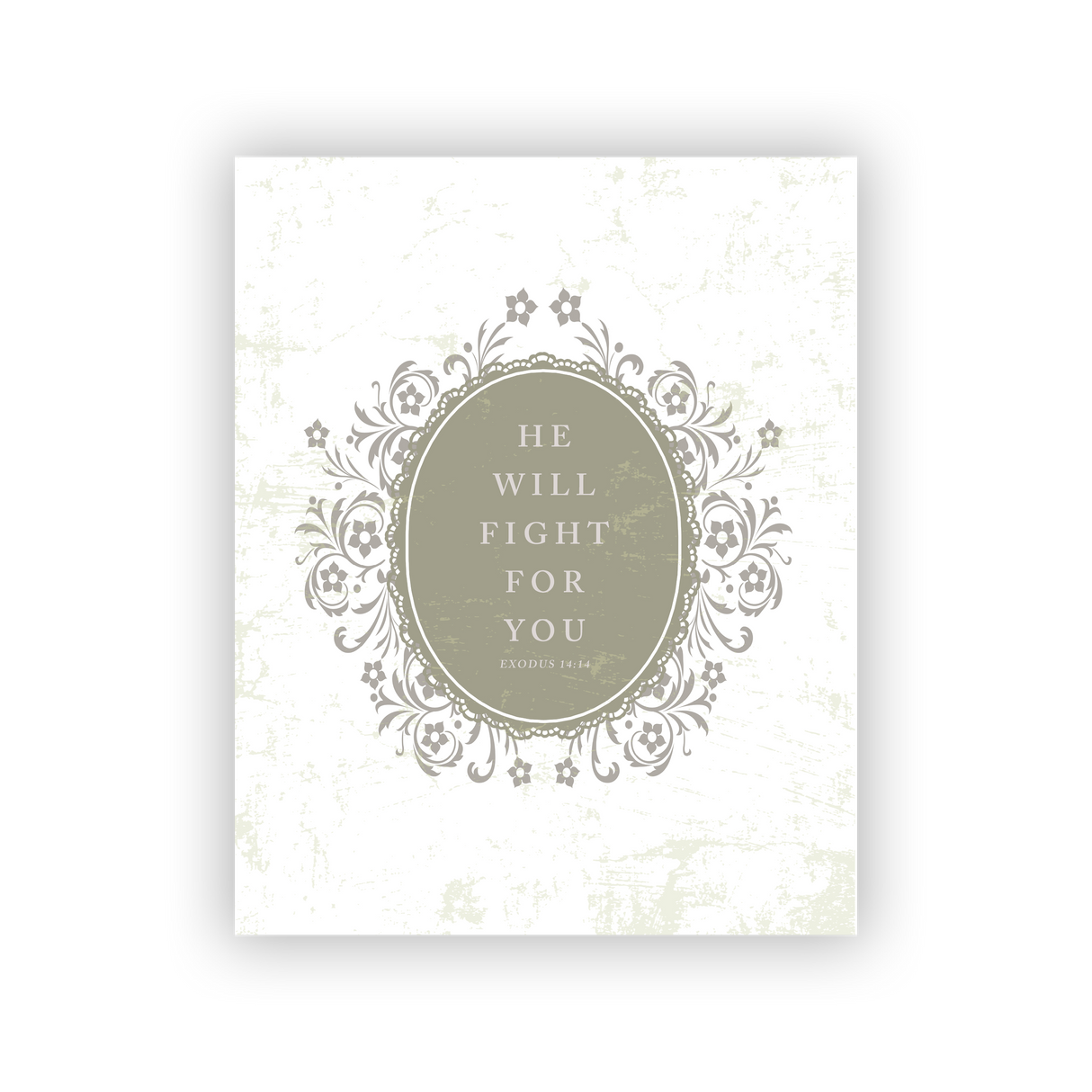 He Will Fight for You printable art
