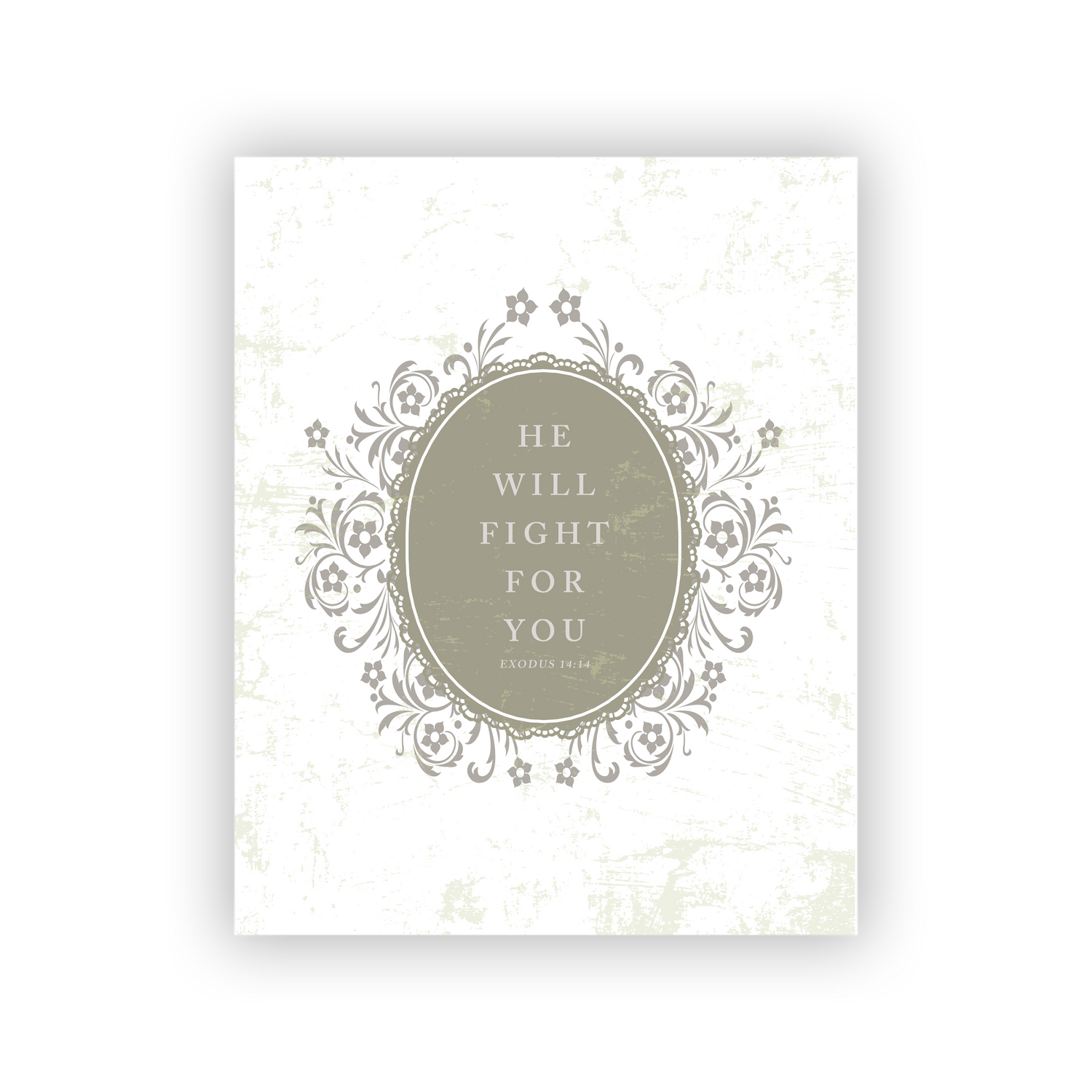 He Will Fight for You printable art