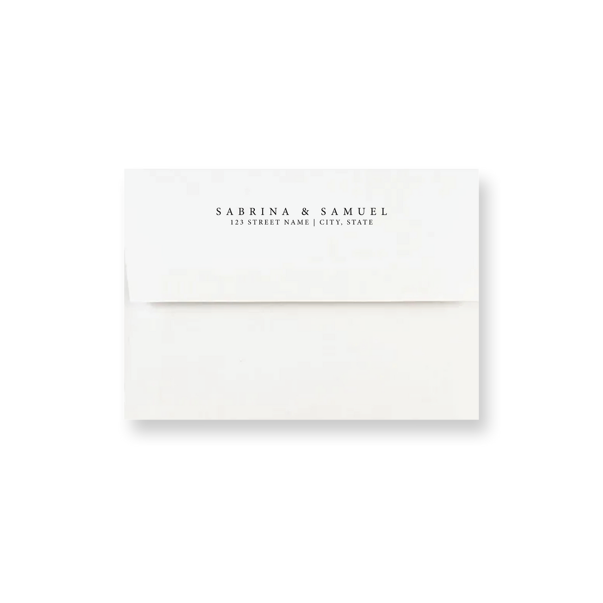 Ivory Classic wedding envelope