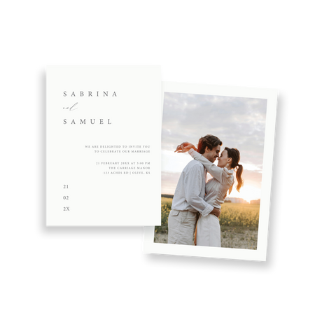 Ivory Classic invitation