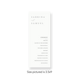 Ivory Classic wedding program