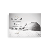 Jonathan birth announcement