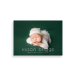 Minimalist Full Photo birth announcement