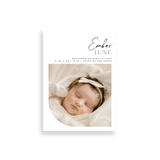 Modern Arc birth announcement