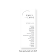 Modern Bold Name wedding program