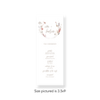 Modern Wildflower wedding program