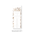 Neutral Floral wedding program