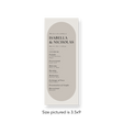 Neutral Oval wedding program