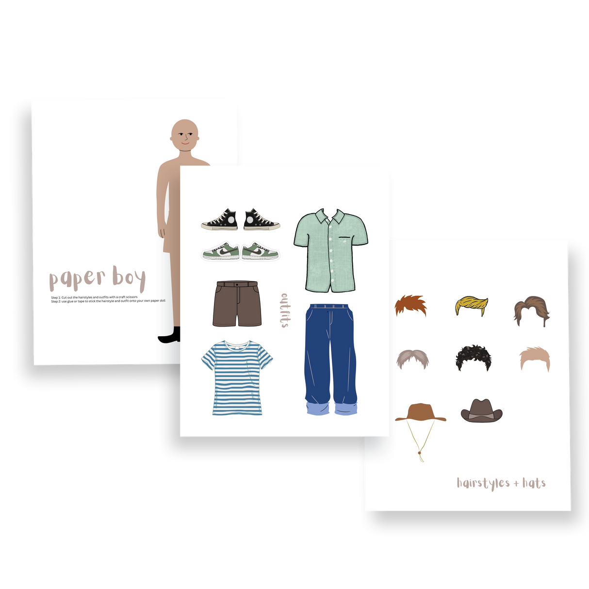 Paper Dolls | FREE Kid's Printable