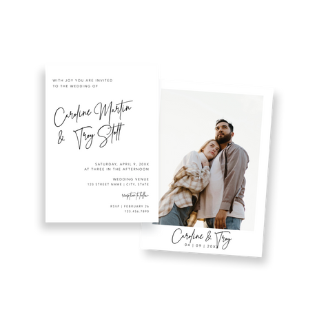 Prestige Script invitation