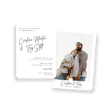 Prestige Script invitation rounded