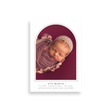 Simple Arched birth announcement